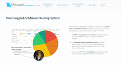 Desktop Screenshot of missouri-demographics.com